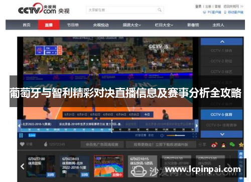 葡萄牙与智利精彩对决直播信息及赛事分析全攻略